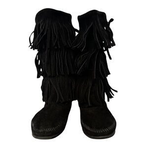 Minnetonka 3 Layer Suede Boots